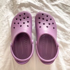 Purple crocs
